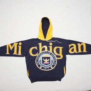 Vintage 1980s University Michigan Graphic Hoodie